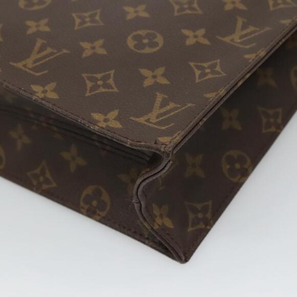 LOUIS VUITTON Monogram Sac Plat Hand Bag M51140 - Picture 15 of 16